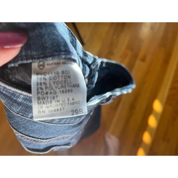 Adriano Goldschmied The Stilt‎ Cigarette Jean size 29R stretch dark wash - Picture 6 of 6